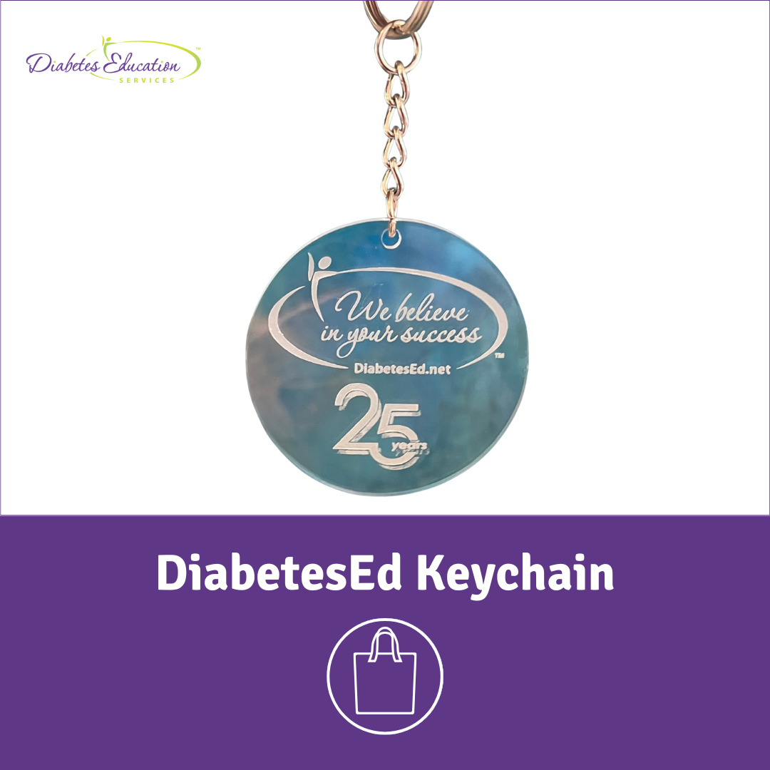 DiabetesEd "We Believe in Your Success" Keychain | FREE Shipping