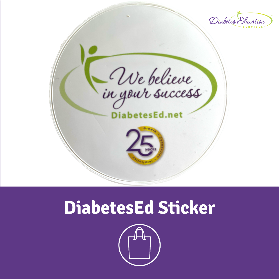 DiabetesEd "We Believe in Your Success" Stickers | FREE Shipping