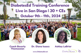 Live in San Diego: DiabetesEd Training Conference | Deluxe | Oct 9-11, 2024 |  Earn 30+ CEs