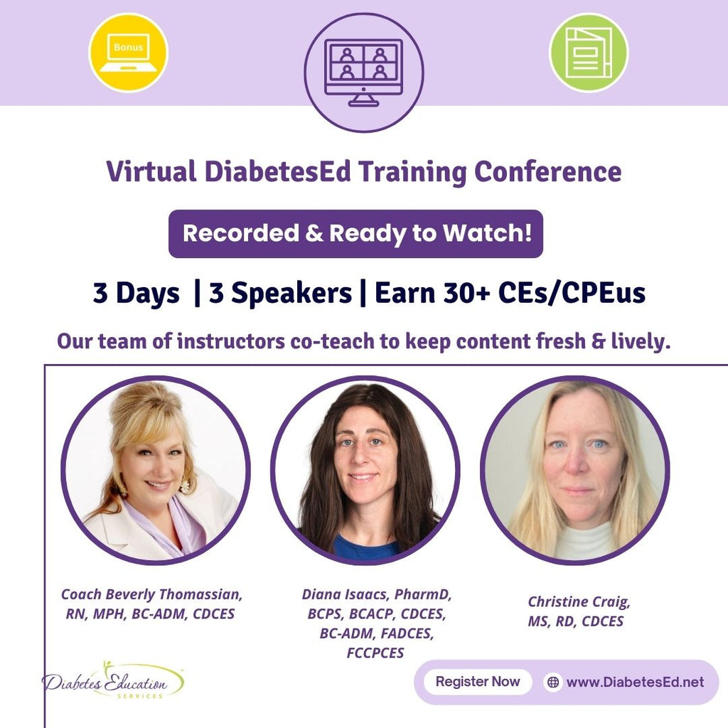 Virtual DiabetesEd Training Conference 2025 | Recorded and Ready