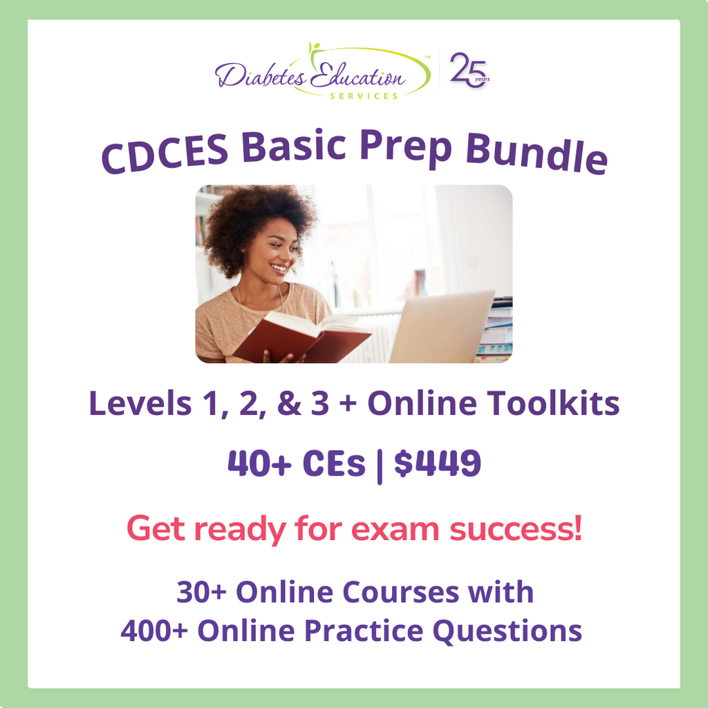CDCES Basic Prep Bundle | Levels 1, 2, 3 Extension