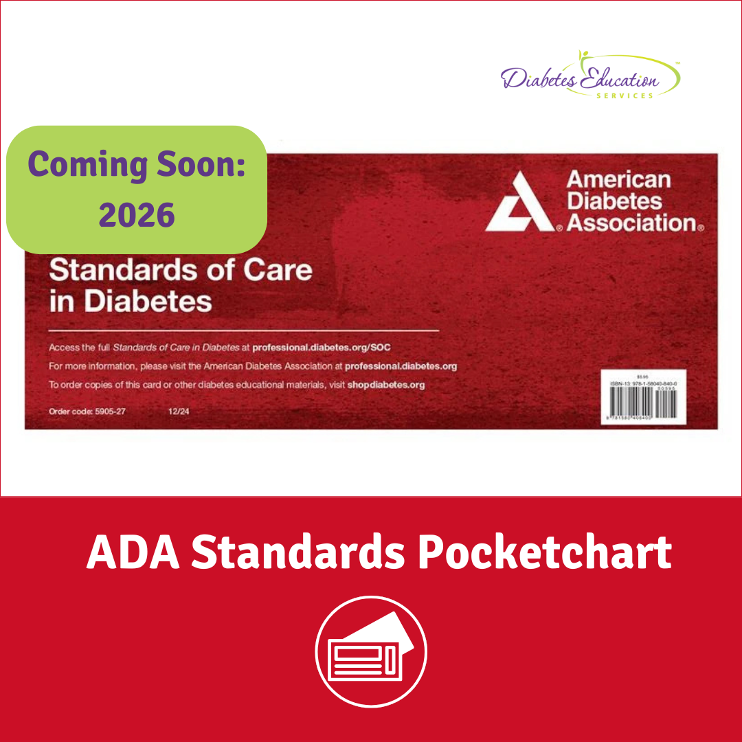 Pre:Order ADA 2026 Standards of Care Pocket Chart
