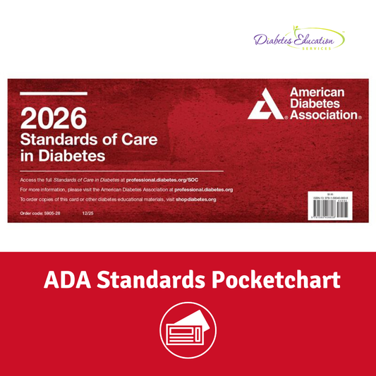 Pre-Order: ADA 2026 Standards of Care Pocket Chart | Quick Reference Guide