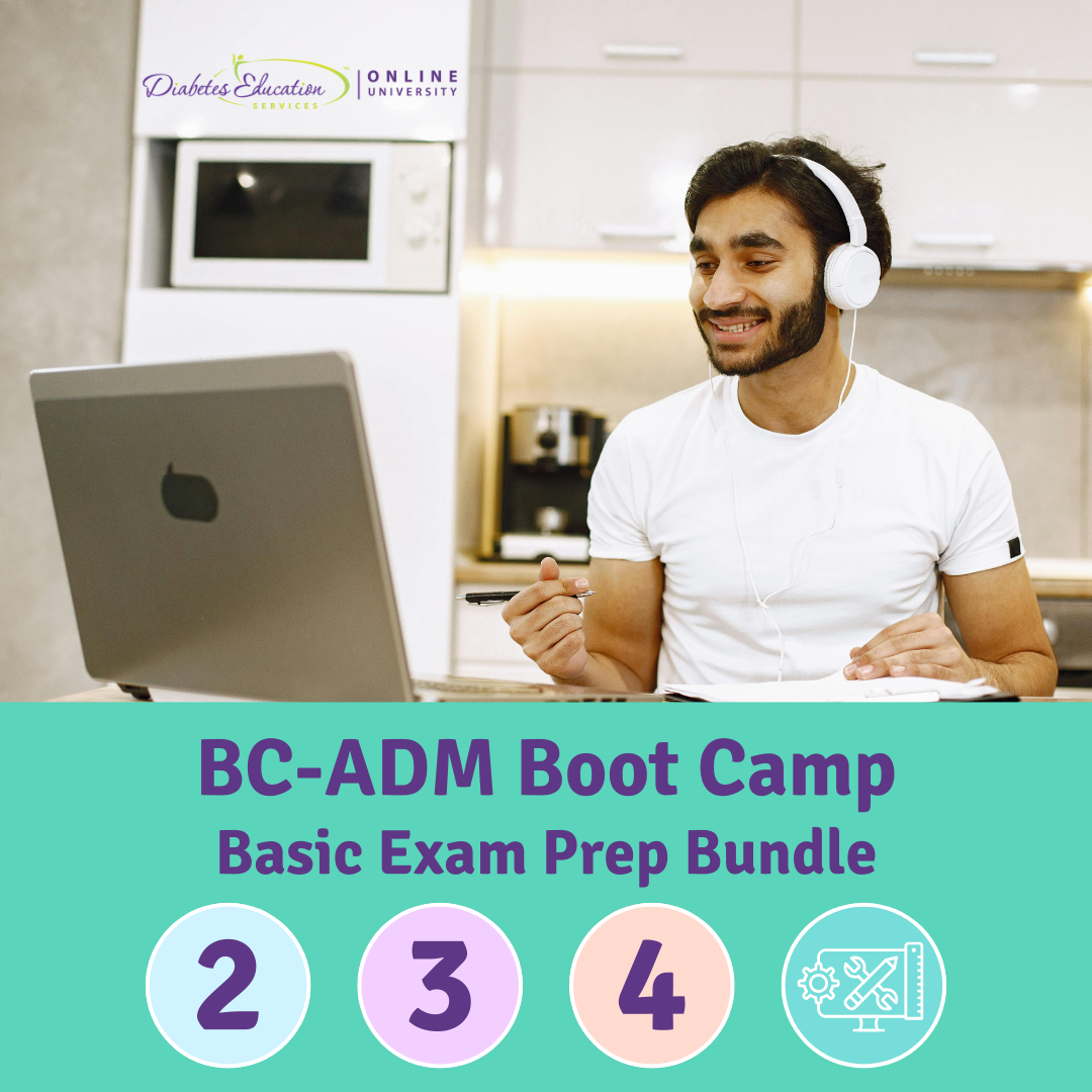 BC-ADM Online Boot Camp 50+ CEs – Diabetes Education Services