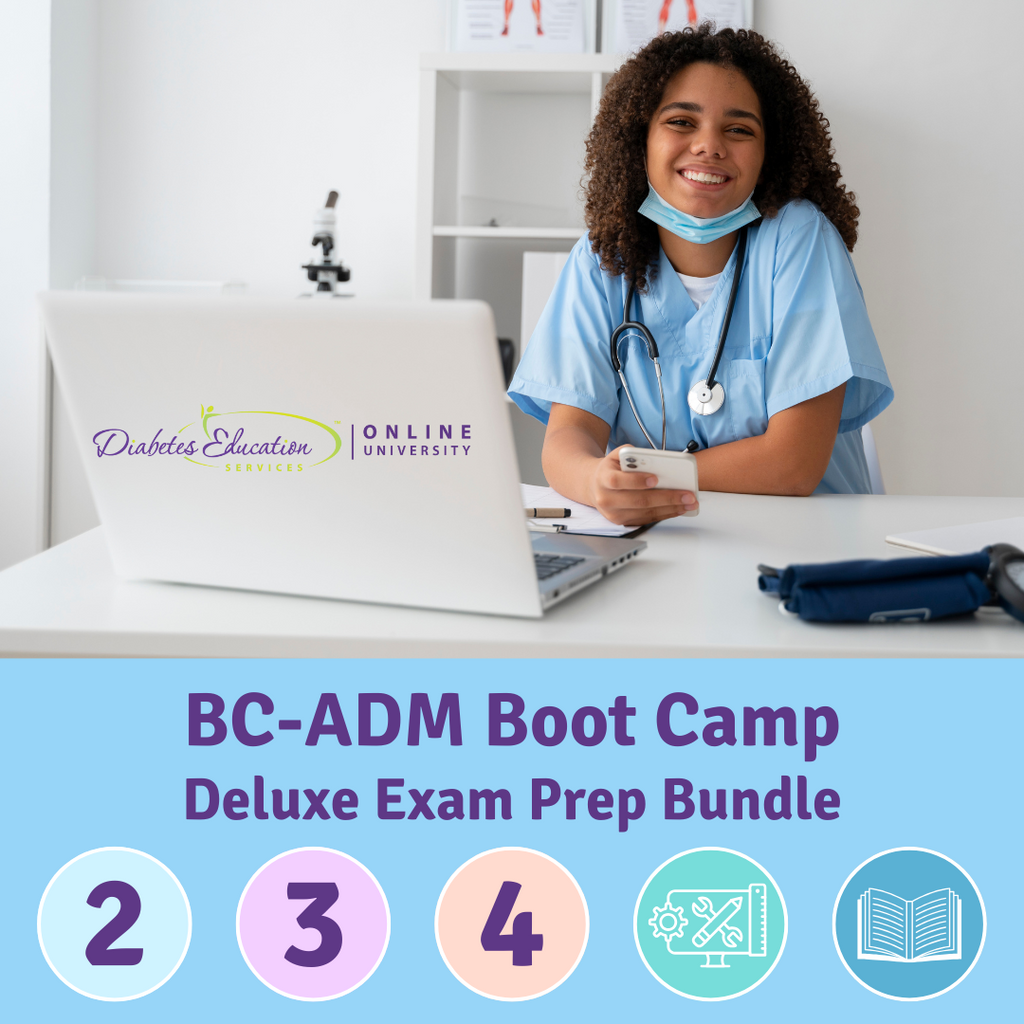 BC-ADM Boot Camp | Exam Prep Bundle | 50+ CEs – Diabetes Education
