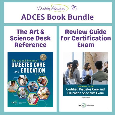 ADCES Book Bundle: Desk Reference & Review Guide 6th Edition - San Diego 2023