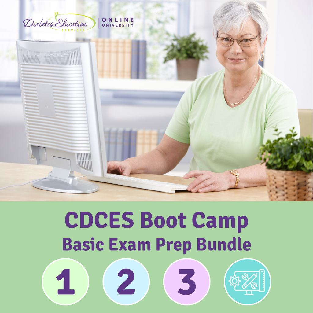 CDCES Boot Camp | Online Prep Bundles | 50+ CEs