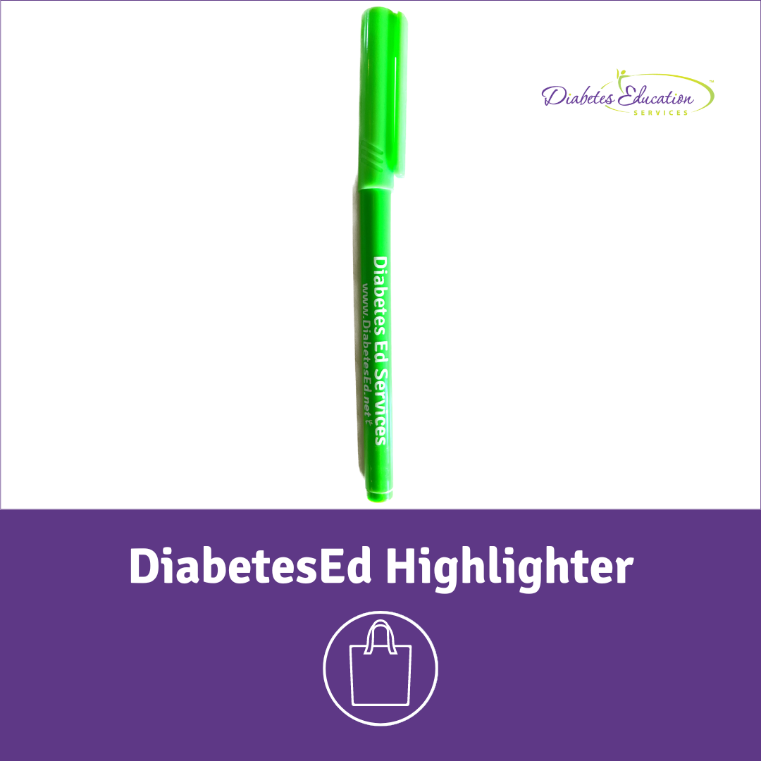 DiabetesEd Green Highlighter | FREE Shipping