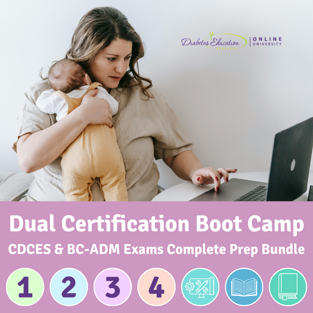 Dual Cert Boot Camp | CDCES & BC-ADM Exams Prep Bundles