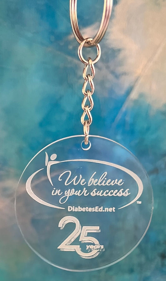 DiabetesEd "We Believe in Your Success" Keychain | FREE Shipping