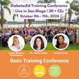 Live in San Diego: DiabetesEd Training Conference | Basic | Oct 9-11, 2024 |  Earn 30+ CEs