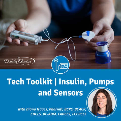 Diabetes Tech | Insulin, Pumps and Sensors with Dr. Diana Isaacs | 5.0 CEs