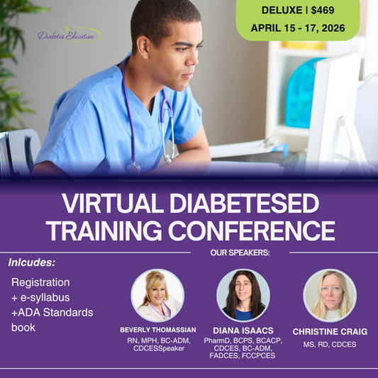 Virtual DiabetesEd Training Conference | April 15-17th, 2026