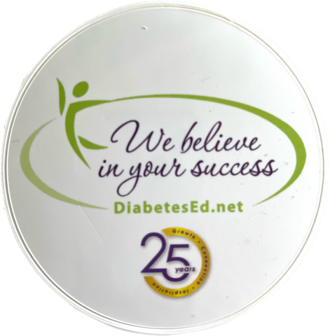 DiabetesEd We Believe in You Stickers! FREE Shipping